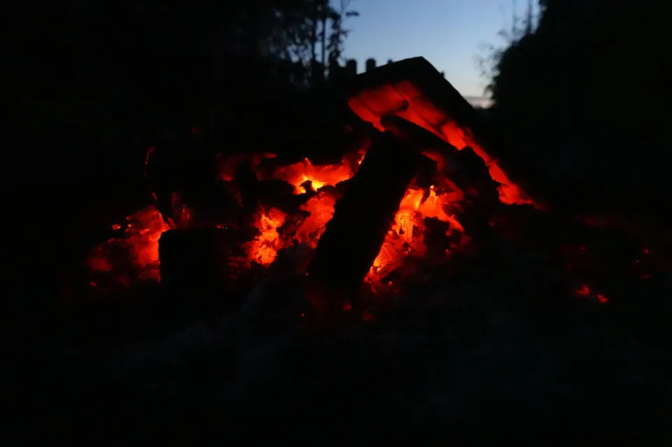Glut in der Nacht